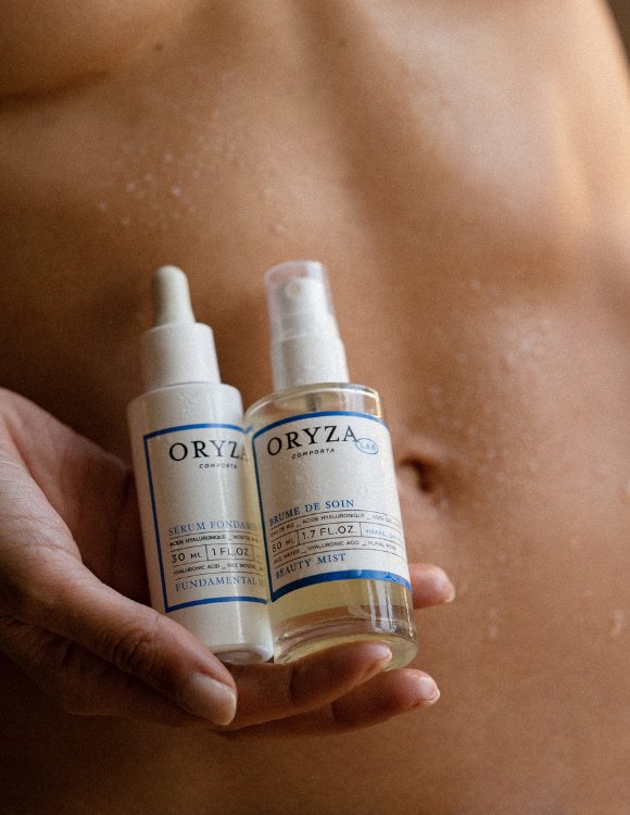 serum fondamental hydratant et brume de soin eau de riz fermentée