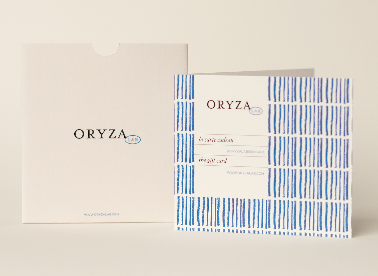 E-Carte Cadeau Oryza Lab